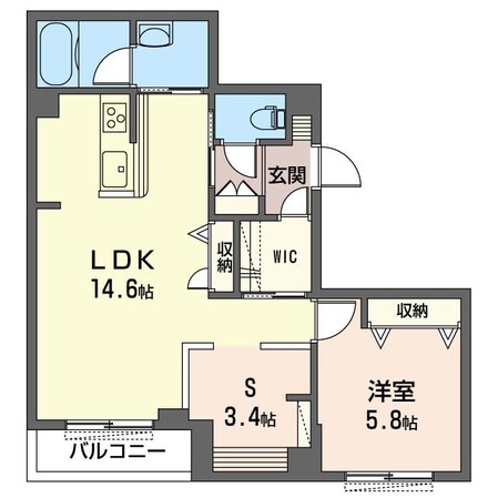 シャーメゾン湘南辻堂の物件間取画像